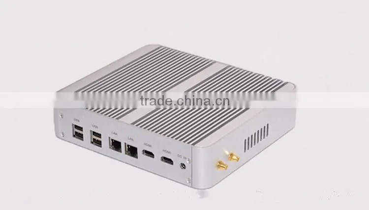 mini pc/mini chassis dual N2810/fanless HTPC/tv box/industrial personal computer with All aluminum 8GB DDR3 1600MHz