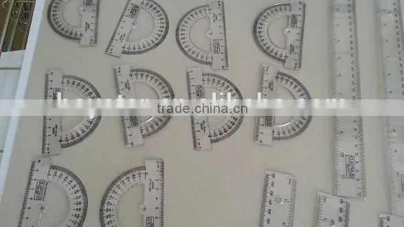 Full automatic plastic ruler screen printing machine with UV dryer