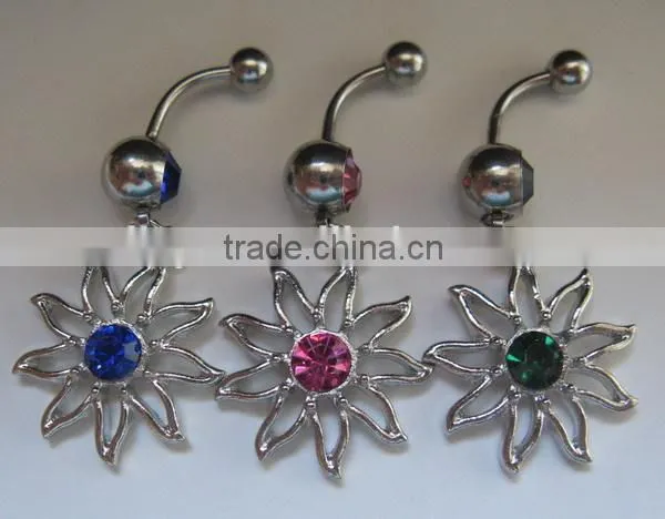 Dangle belly ring