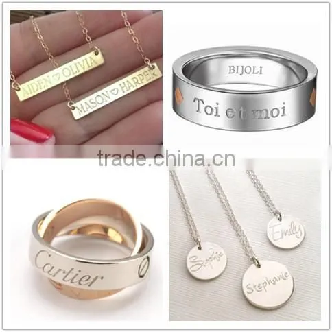 High speed air cooling integrated laser printing machine for jewelry