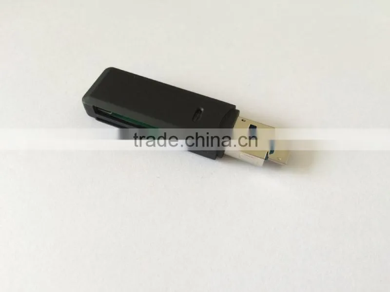 2 In 1 USB 3.0 and OTG/Micro USB 2.0 All-in-One Card Reader for Smartphone and PC