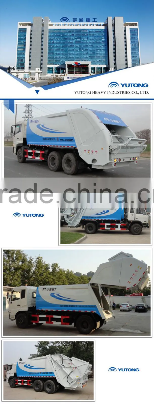 YUTONG Garbage compactor truck