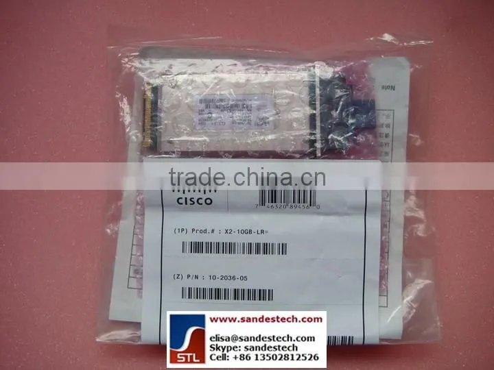CISCO X2-10GB-LR 10GBASE-LR 10KM 1310NM X2-10GB-LR= 10-2036-05 CISCO optical transceiver