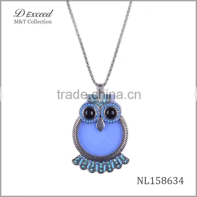 New arrive owl pendants necklace,cute owl pendants for women