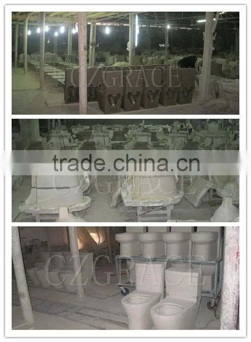 GC-A05 Easy to clean Nano-glaze Siphonic One Piece Toilet Of Sanitary Ware Items