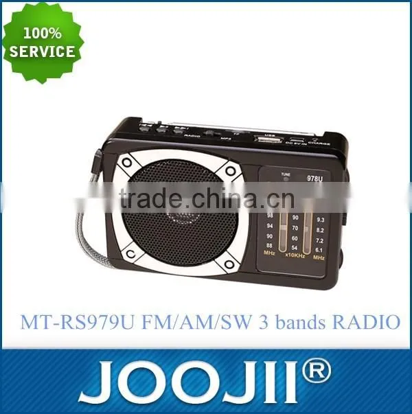 Hot selling new model 3 band radio usb