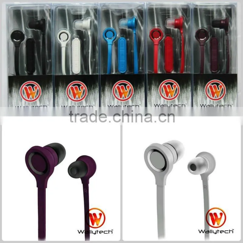 Flat Cable Earphone With Remote For SamSung S4