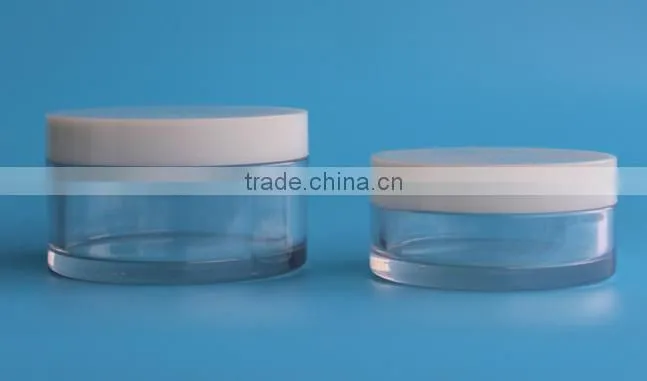 30ml/1oz Transparent clear pet Cream jar container