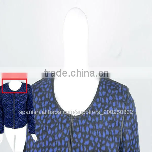 newest popular style autumn blue coat for ladies