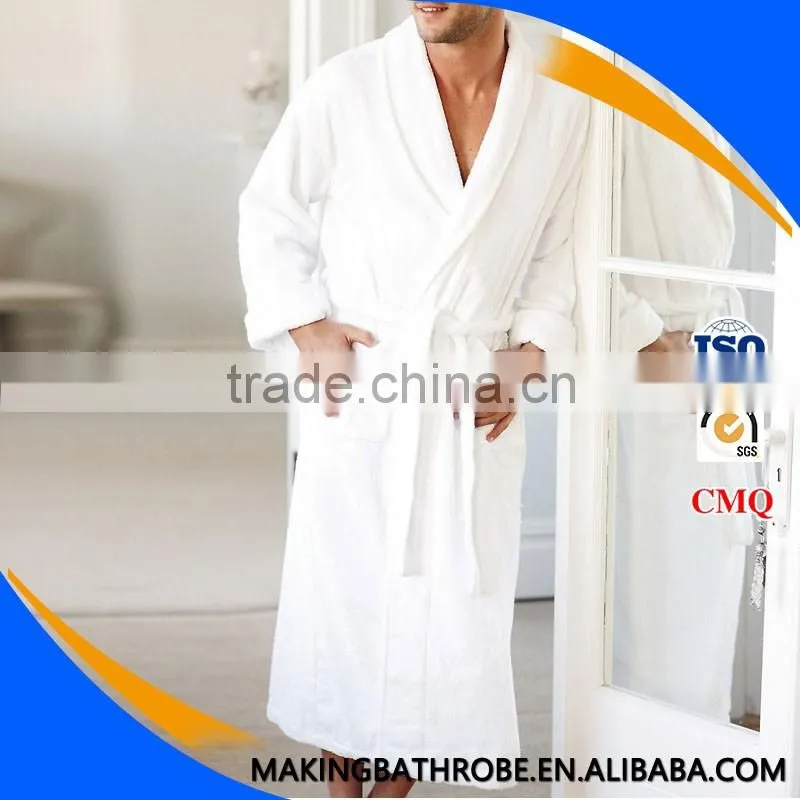 cheap Soft cotton hotel bathrobe made in china