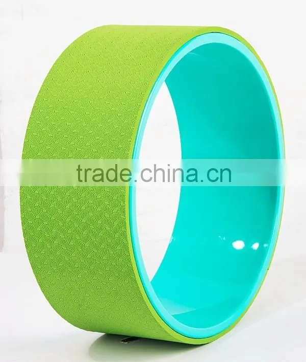 High Quality Fitness PC Yoga Wheel, TPE Yoga Wheel