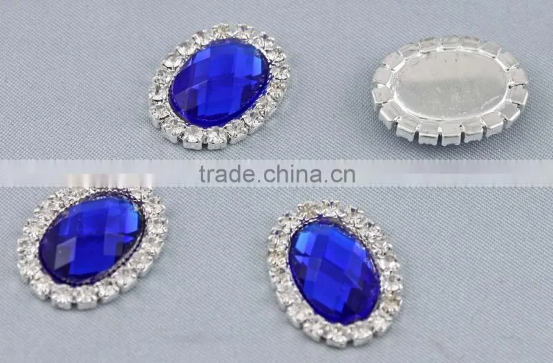 New Fashion Cheap Small Oval Embellishment Flatback 231227