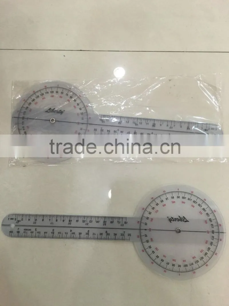 V-T020 360 degrees Protractor,Best quality plastic medical finger goniometer