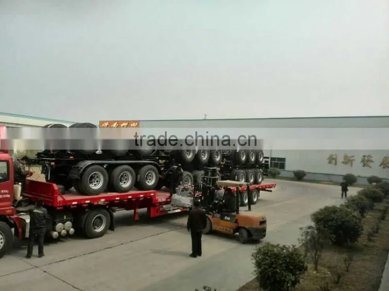 Integral axles beam for trailer axles assembly,Truck trailer axles
