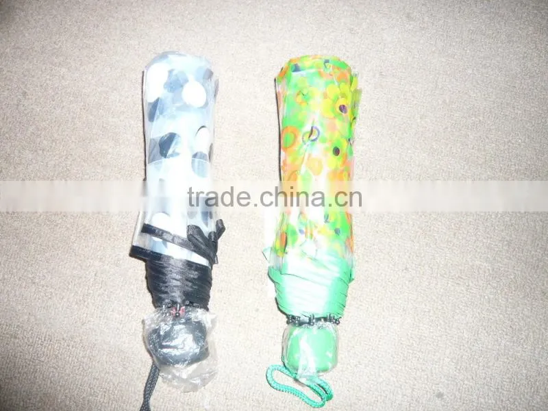 manual open folding in clear umbrella