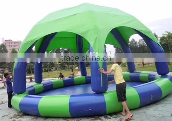 inflatable tent with pool,inflatable dome tent with pool,inflatable cover tent with swimming pool