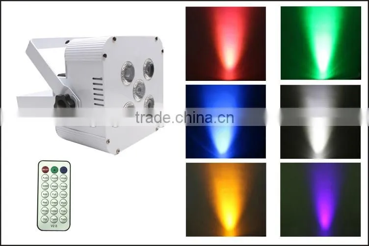 Professional Disco lights for sale 5 leds stage par can RGBW