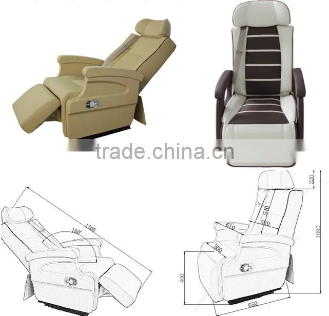 Single electric auto seat/ customized seat/luxury car seat for kinds of MPV with CCC standard