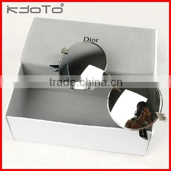 2014 New Style black or white luxury unique custom logo priting sunglasses Box Wholesale
