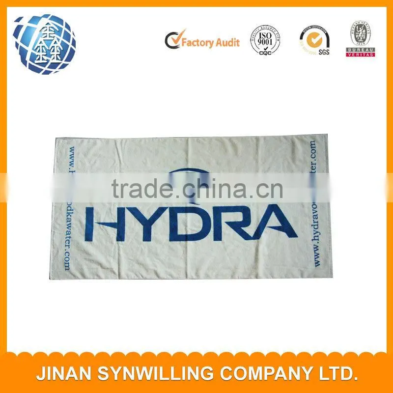 wholesale custom printed velvet cotton beach towel