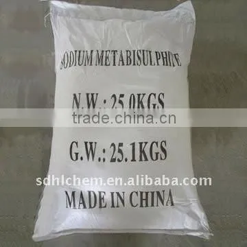 SMBS USP standard Sodium Metabisulfite(Na2S2O5)direct from chinese factory