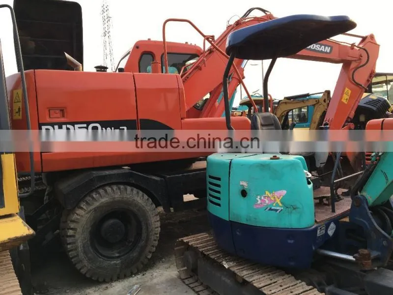 Best condition DH150W-7 doosan excavator price, also DH130,DH140,DH220,DH225,DH300 avaliable