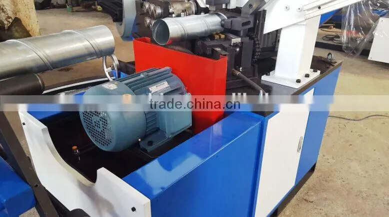 round duct elbow making machine spiral tube pipe duct forming