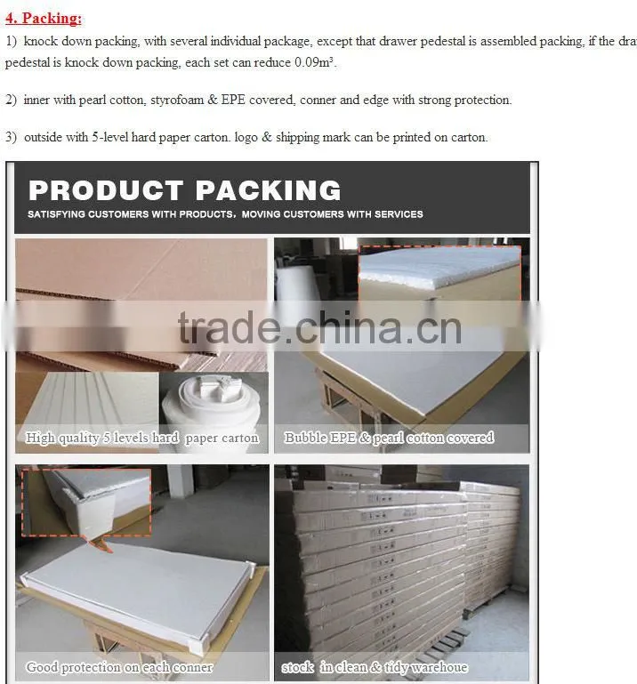 Tall computer desk, office furniture, panel furniture