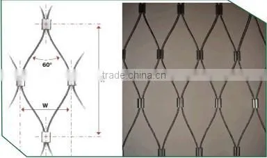 Stainless Steel Rope Mesh/ fence
