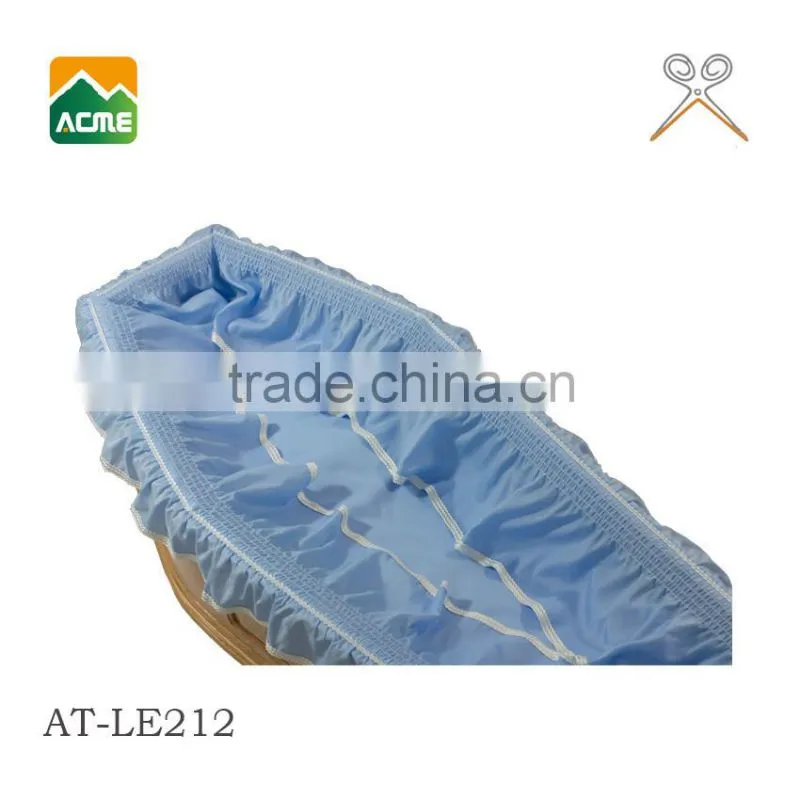 luxury satin coffin lining supplier satin coffin lining
