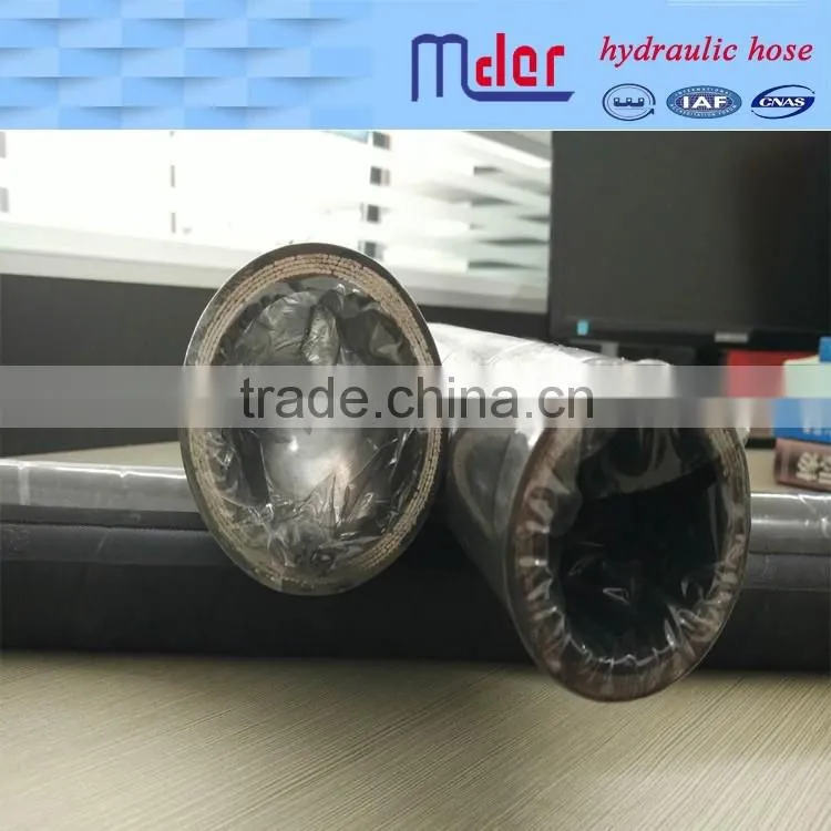 4sh hose according standard DIN hoses en856 hot sale china supplier black rubber hose