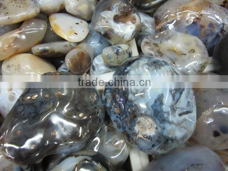 2015 new coming agate slices wholesale agate stone cobble stone