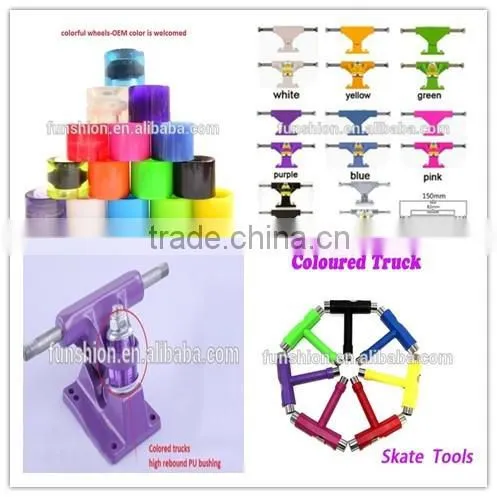 Aluminum truck cheep price plastic skateboard
