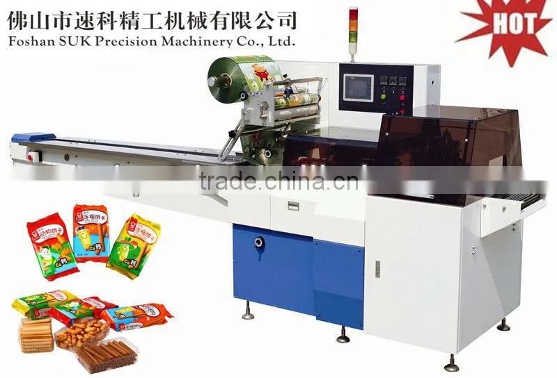 SZ-600W Super rate horizontal flow Reciprocating pillow machine,packaging
