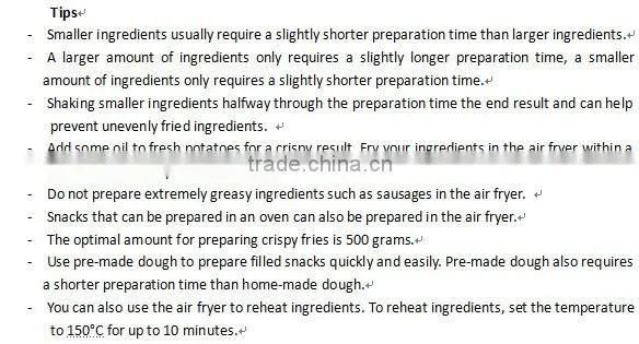 electric deep fryer without oil air fryer multi purpose