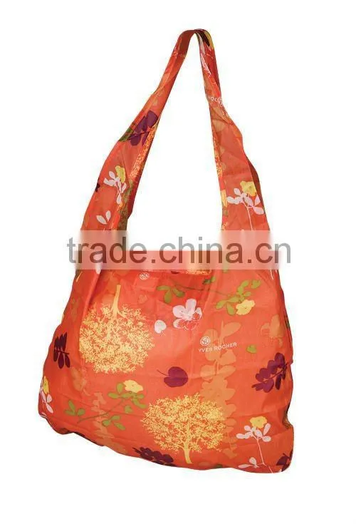 170T suprior quality polyester recycle foldable shopping bag