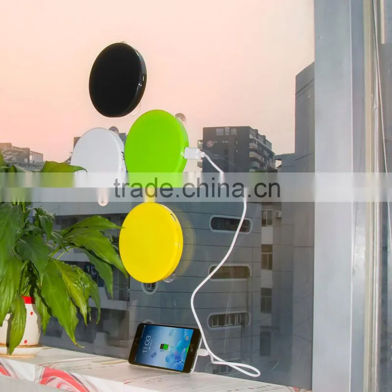 Outdoor waterproof solar mobile power bank charger 5200mAh