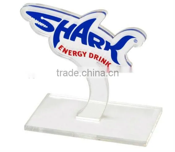 Simple design acrylic sign holder for hotel/restaurant