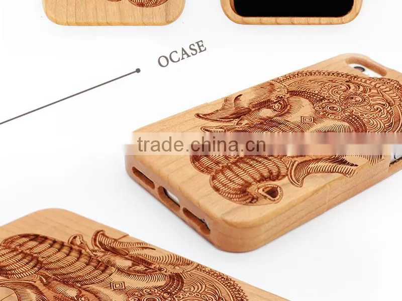 Yuanzhao Hot Sell Cherry Wood Mobile Parts Smartphone Case/Cellphone Case for iphone 6
