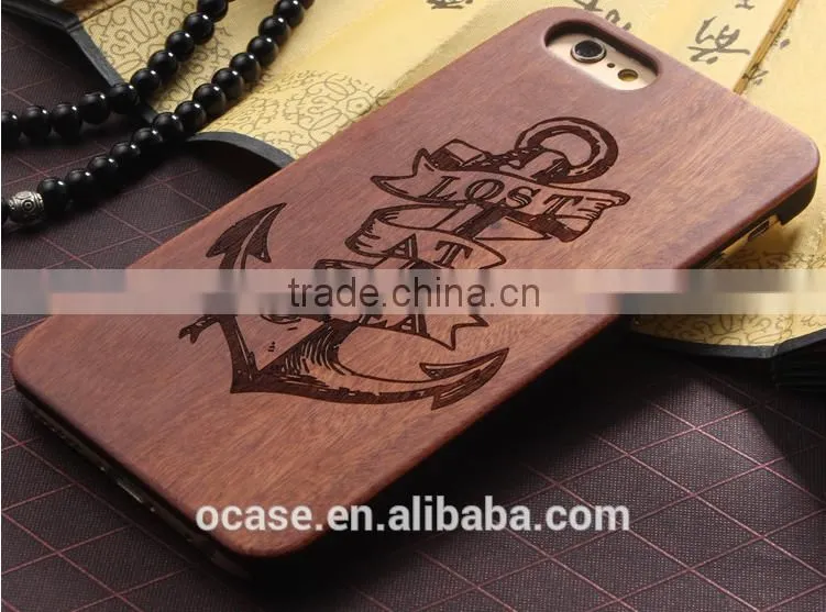 Mobile display case for iphone 6 wood case from CHINA supplier.