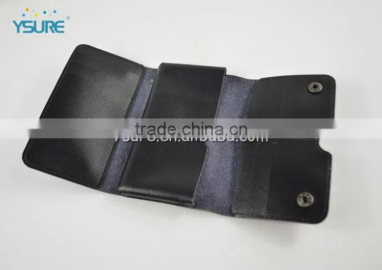 real leather case skin flip cover pouch wallet for iphone 4 4s