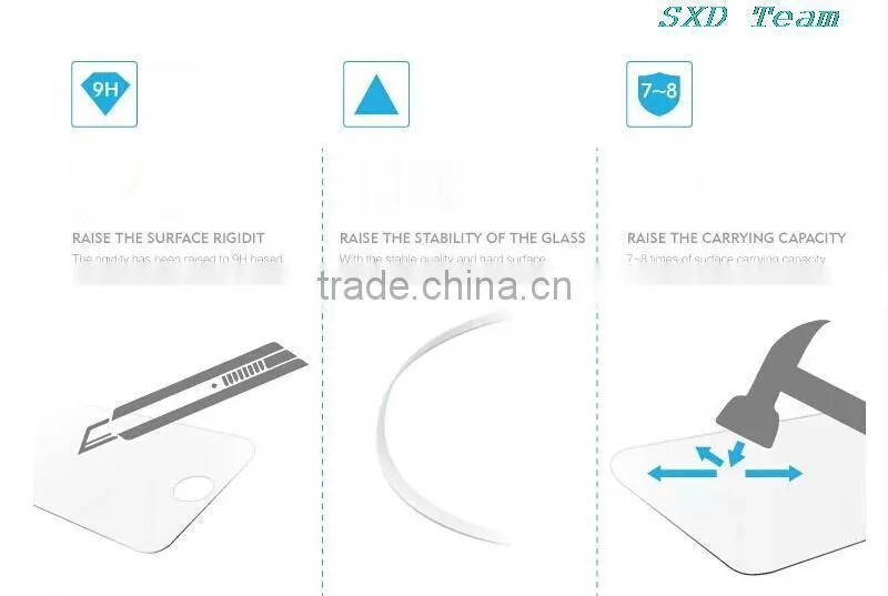 For Huawei G730 Tempered Glass Screen Protector 9H, 2.5D Rounded Edges, 0.33mm Thickness