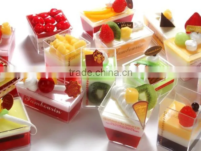 most hot-sale food service big size PP cake box fruit salad box wholesale