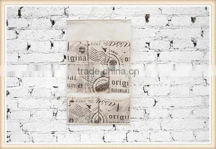Letter style storage bag toiletry hanging bag