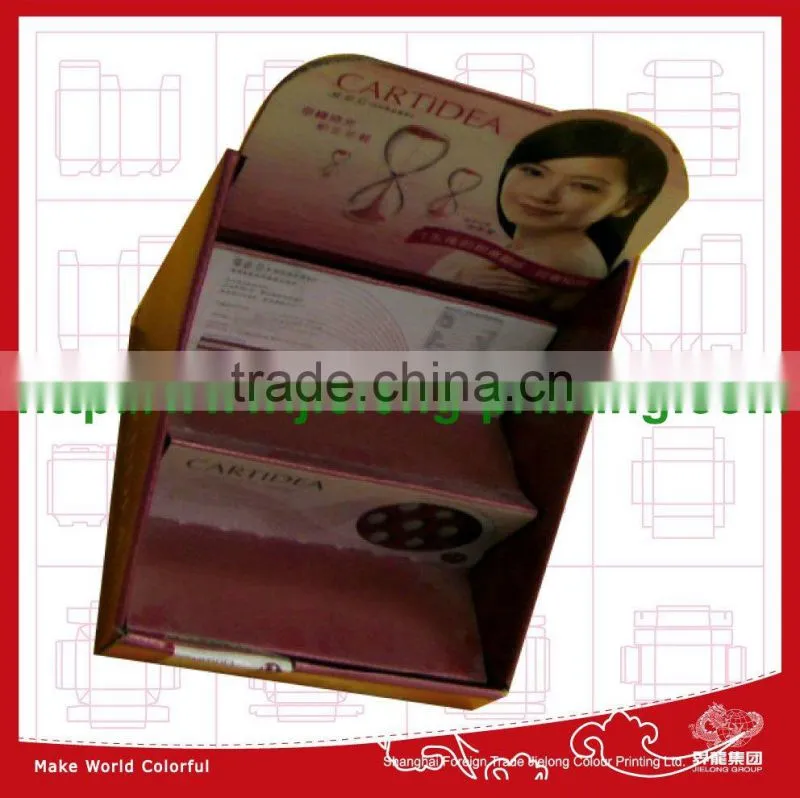 40 years experiences to produce printed custom carton display rack