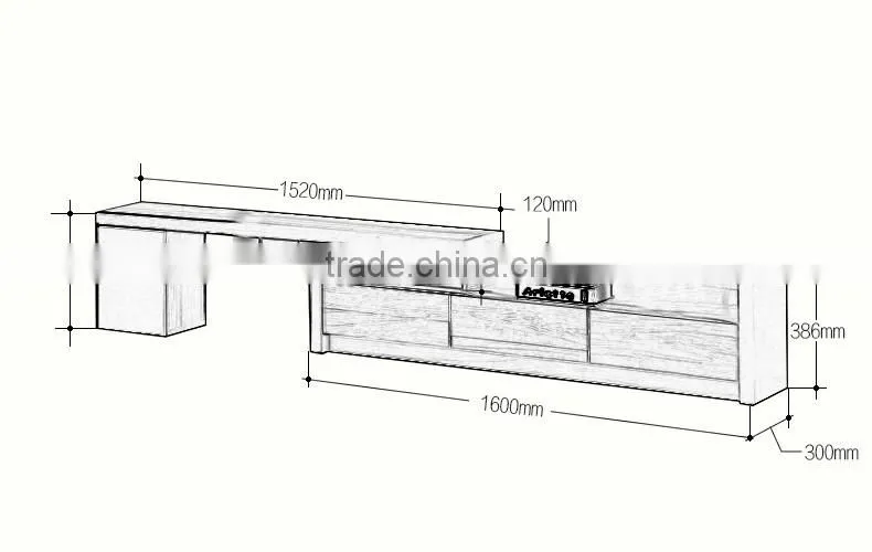 simple modern TV stand