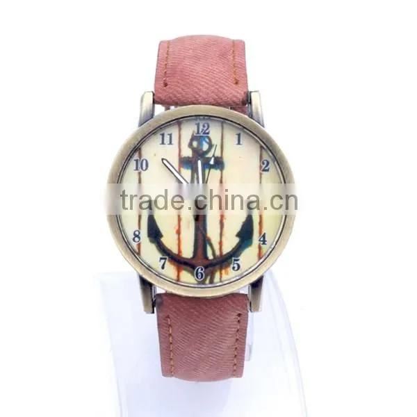 Wholesale Cheapest Price Retro Anchor Watch Design