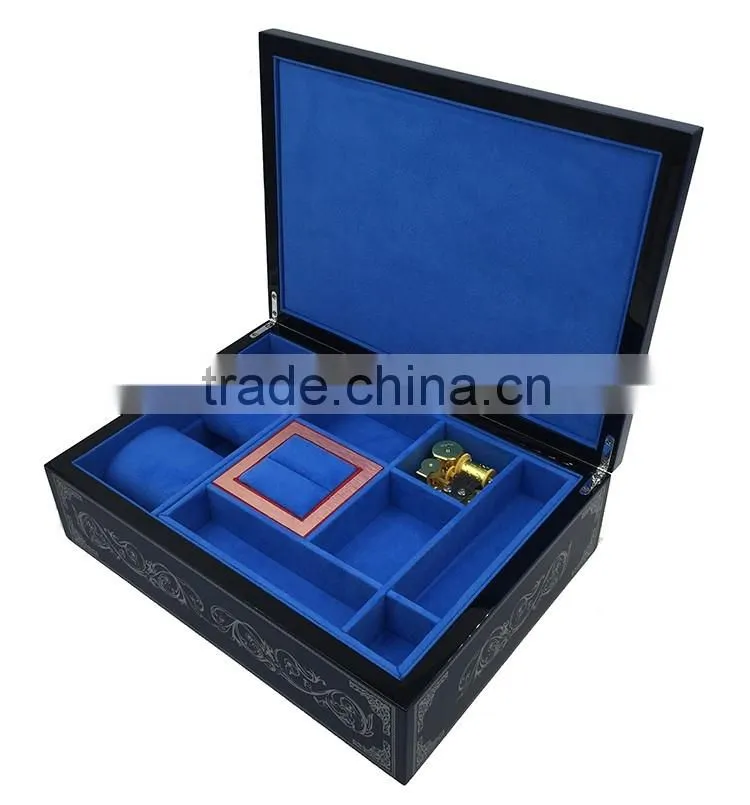 Promotional Elegant Top Quality Wood Box Wine Packaging
