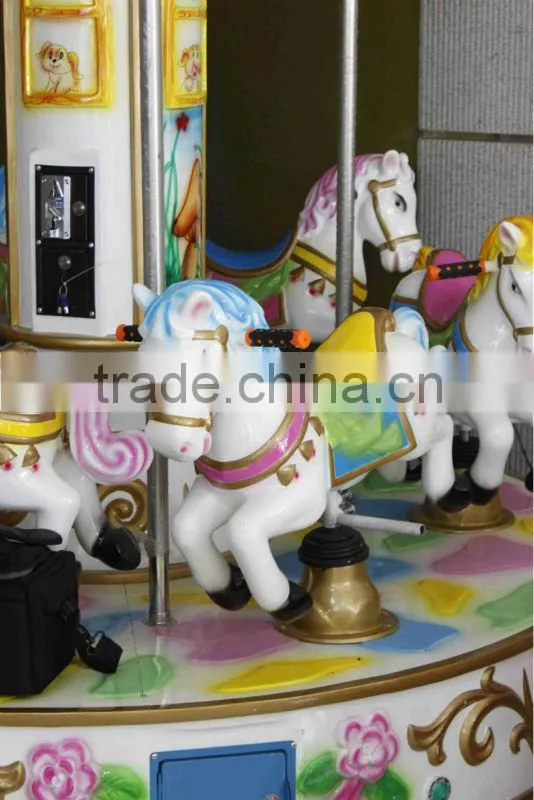 Coin coperated kids ride on horse ride simulator amusement electric horses ride