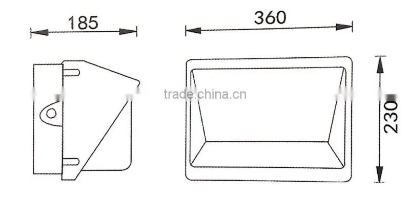China supply Led light source high lumen energy saving 50w led wall pack / led wall pack light with 3 years warranty